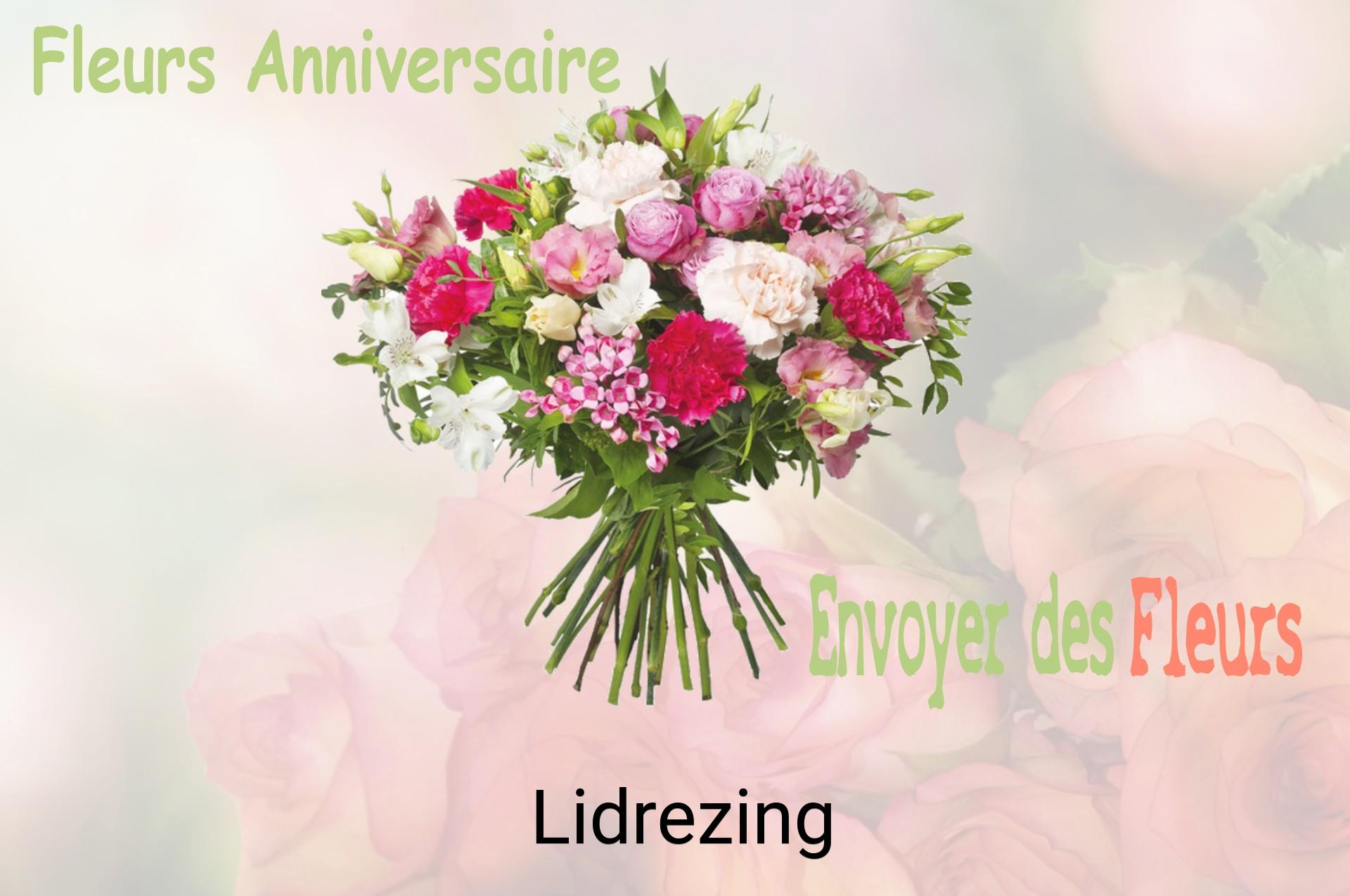 Bouquet de fleurs d’anniversaire livré à Lidrezing